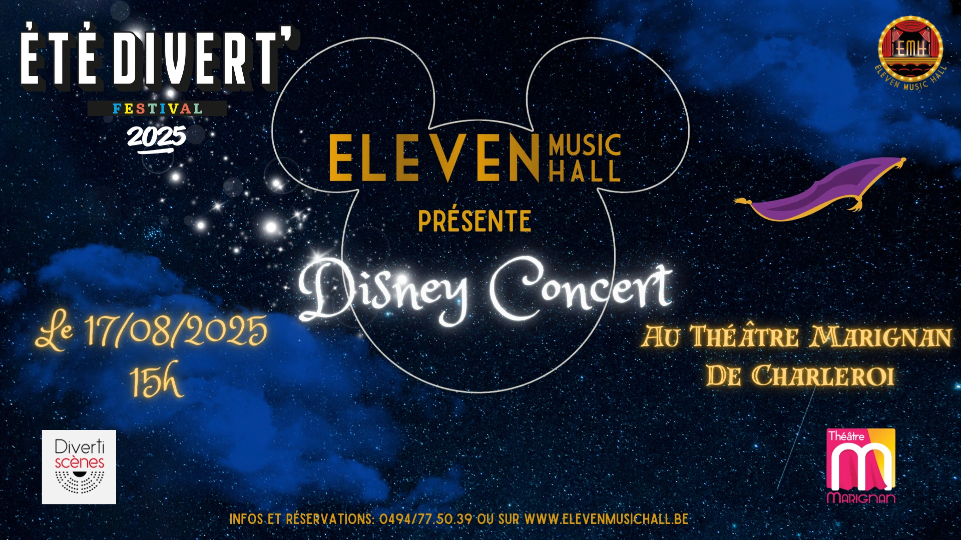 Une nouvelle date pour le concert Disney